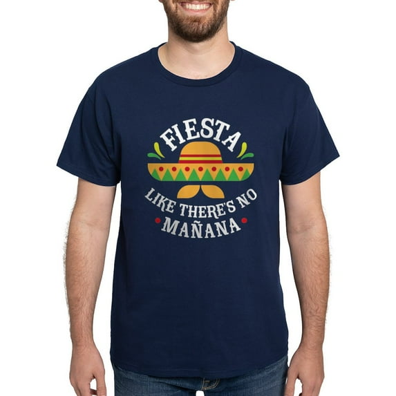 CafePress - Fiesta Dark T Shirt - Men's Classic Graphic Cotton T-Shirt