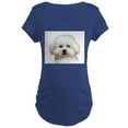 thumbnail image 1 of CafePress - Fifi The Bichon Frise Maternity Dark T Shirt - Maternity Dark T-Shirt, 1 of 3