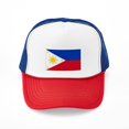 thumbnail image 1 of CafePress - Filipino Flag - Adjustable Unisex Printed Trucker Hat with Mesh Back, 1 of 10