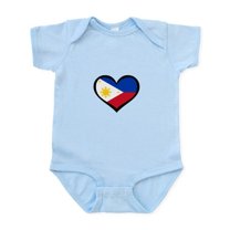 CafePress - Filipino Love Infant Bodysuit - Baby Light Bodysuit, Size Newborn - 24 Months