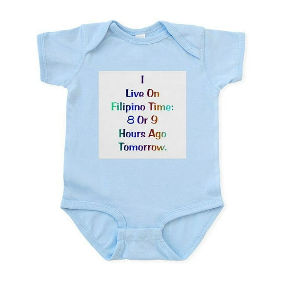 CafePress - Filipino Time Gifts Infant Bodysuit - Baby Light Bodysuit, Size Newborn - 24 Months