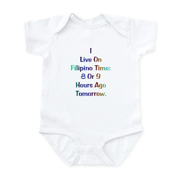CafePress - Filipino Time Gifts Infant Bodysuit - Baby Light Bodysuit, Size Newborn - 24 Months