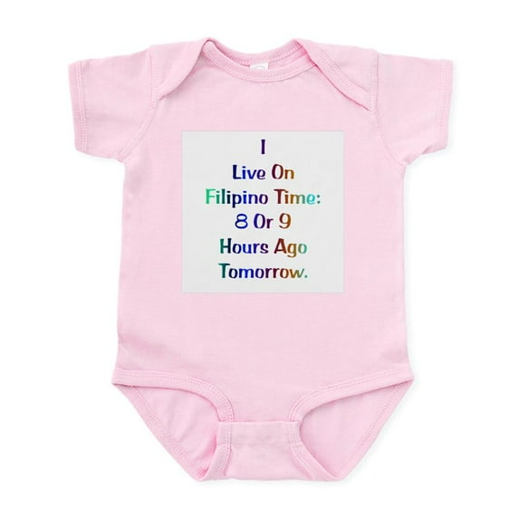 CafePress - Filipino Time Gifts Infant Bodysuit - Baby Light Bodysuit, Size Newborn - 24 Months