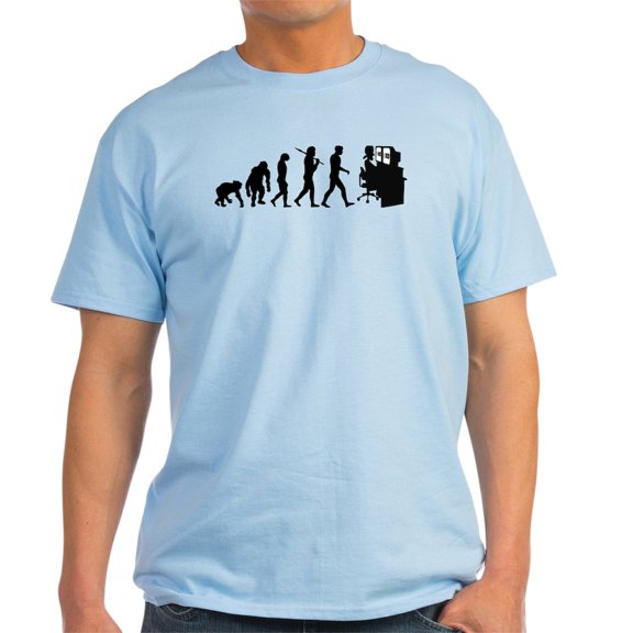 CafePress - Film Editor Evolution Light T Shirt - Men's Classic Graphic T-Shirt