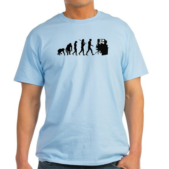 CafePress - Film Editor Evolution Light T Shirt - Men's Classic Graphic T-Shirt