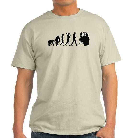 CafePress - Film Editor Evolution Light T Shirt - Men's Classic Graphic T-Shirt