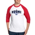 thumbnail image 1 of CafePress - Finland(Suomi) Hockey Baseball Jersey - Cotton Baseball Jersey, 3/4 Raglan Sleeve Shirt, 1 of 4
