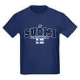 CafePress Finland(Suomi) Hockey Kids Dark T Shirt Dark TShirt Kids