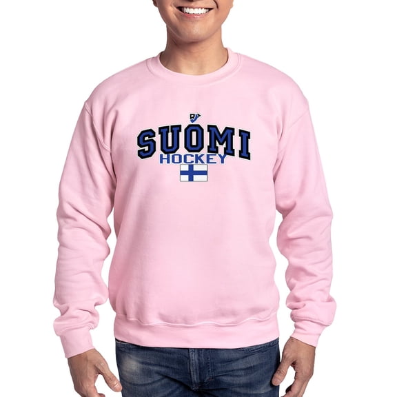 CafePress - Finland(Suomi) Hockey Sweatshirt - Crew Neck Sweatshirt