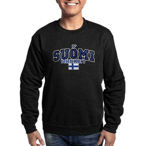 CafePress - Finland(Suomi) Hockey Sweatshirt (Dark) - Classic Crew Neck Sweatshirt