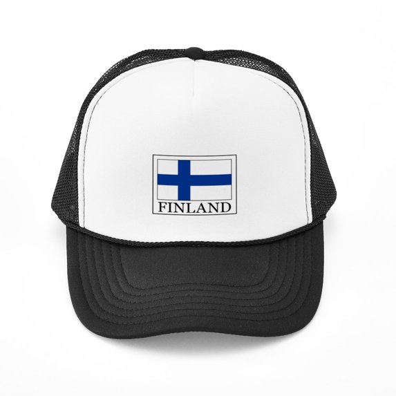 CafePress - Finland - Adjustable Unisex Printed Trucker Hat with Mesh Back