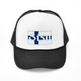 thumbnail image 1 of CafePress - Finnish Sisu (Finnish Flag) - Adjustable Unisex Printed Trucker Hat with Mesh Back, 1 of 8