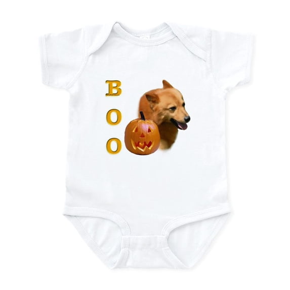 CafePress - Finnish Spitz Boo Infant Bodysuit - Baby Light Bodysuit, Size Newborn - 24 Months