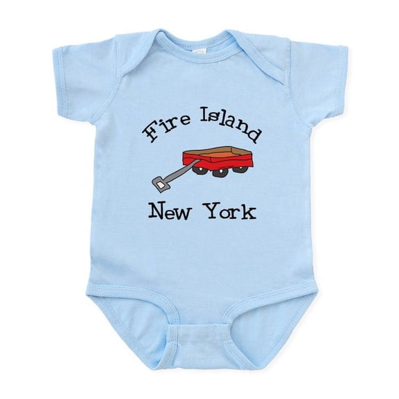 CafePress - Fire Island Infant Bodysuit - Baby Light Bodysuit, Size Newborn - 24 Months