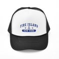 thumbnail image 1 of CafePress - Fire Island NY - Adjustable Unisex Printed Trucker Hat with Mesh Back, 1 of 8