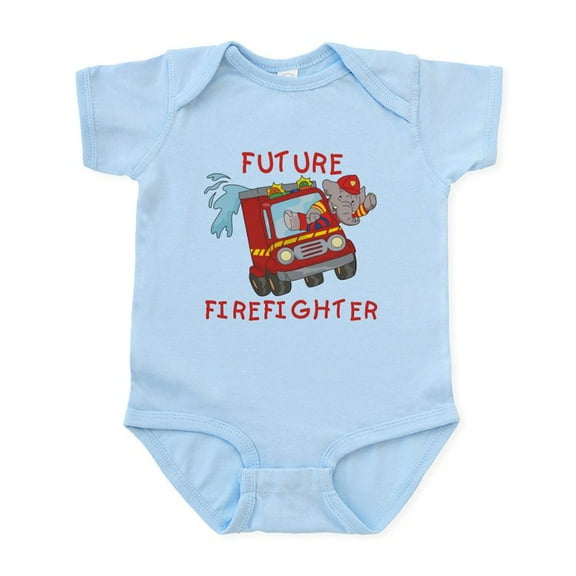 CafePress - Fire Truck Future Firefighter Infant Bodysuit - Baby Light Bodysuit, Size Newborn - 24 Months