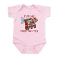 thumbnail image 1 of CafePress - Fire Truck Future Firefighter Infant Bodysuit - Baby Light Bodysuit, Size Newborn - 24 Months, 1 of 4