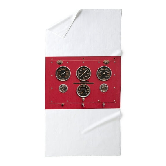CafePress - Fire Truck Gauges - Large Beach Towel, Soft 30"x60" Towel with Unique Design