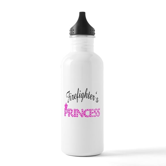 CafePress - Firefighters's Princess Stainless Water Bottle 1.0 - Stainless Steel Water Bottle, Sports Bottle, 1.0L
