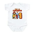thumbnail image 1 of CafePress - Fireman First Birthday Infant Bodysuit - Baby Light Bodysuit, Size Newborn - 24 Months, 1 of 4