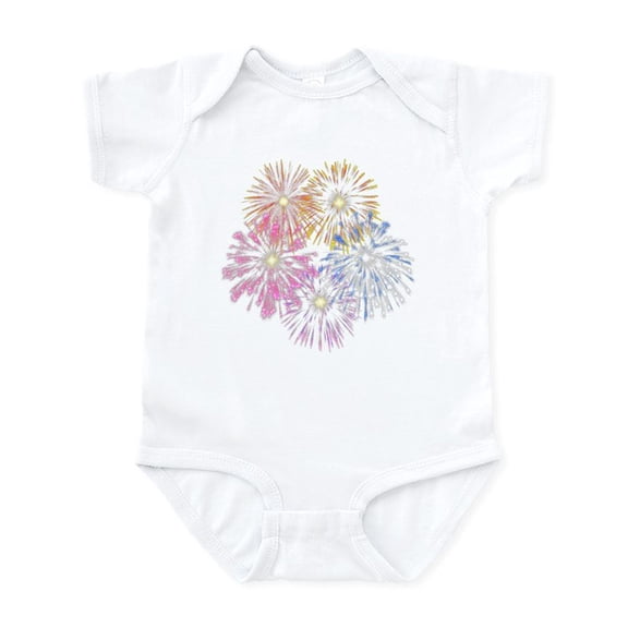 CafePress - Fireworks Infant Bodysuit - Baby Light Bodysuit, Size Newborn - 24 Months