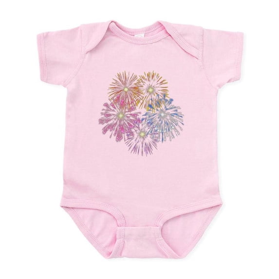 CafePress - Fireworks Infant Bodysuit - Baby Light Bodysuit, Size Newborn - 24 Months