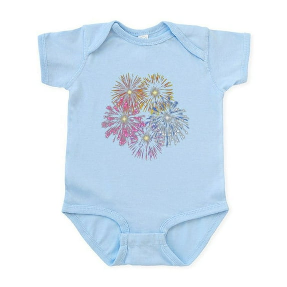 CafePress - Fireworks Infant Bodysuit - Baby Light Bodysuit, Size Newborn - 24 Months