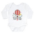 thumbnail image 1 of CafePress - First 1St Birthday Hot Air Balloon Body Suit - Long Sleeve Cotton Baby Bodysuit, 1 of 4