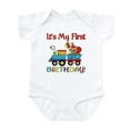 thumbnail image 1 of CafePress - First Birthday Bear Train Infant Bodysuit - Baby Light Bodysuit, Size Newborn - 24 Months, 1 of 4