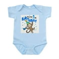 thumbnail image 1 of CafePress - First Birthday Monkey Infant Bodysuit - Baby Light Bodysuit, Size Newborn - 24 Months, 1 of 4