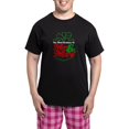 thumbnail image 1 of CafePress - First Christmas As Mr. &Amp; Mrs. Newlywed Pajamas - Men's Dark Loose Fit Cotton Pajama Set, 1 of 7