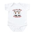 thumbnail image 1 of CafePress - First Christmas Twin Lambs Infant Bodysuit - Baby Light Bodysuit, Size Newborn - 24 Months, 1 of 4