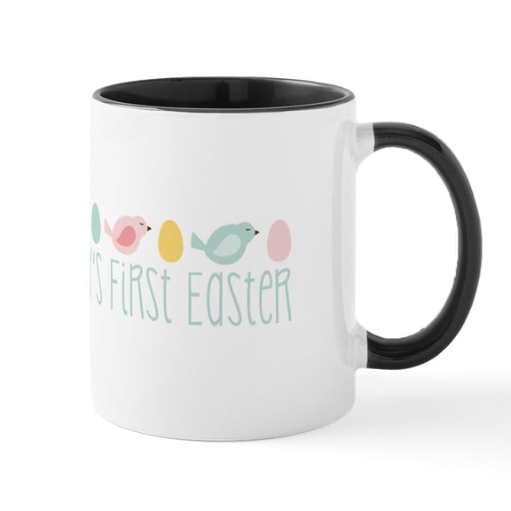 CafePress - First Easter Mugs - 11 oz Ceramic Mug - Novelty Coffee Tea Cup
