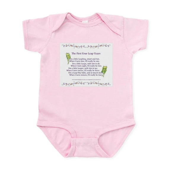 CafePress - First Four Leap Years Infant Bodysuit - Baby Light Bodysuit, Size Newborn - 24 Months