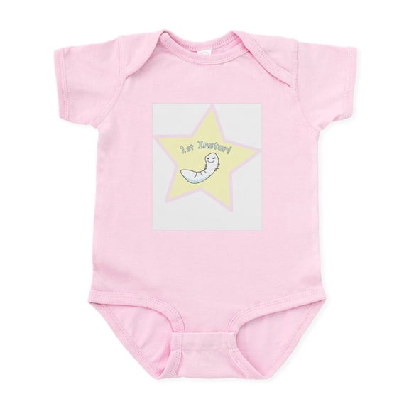 CafePress - First Instar Girl Infant Creeper - Baby Light Bodysuit, Size Newborn - 24 Months