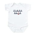 thumbnail image 1 of CafePress - First Mate Body Suit - Baby Light Bodysuit, Size Newborn - 24 Months, 1 of 4