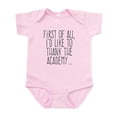 thumbnail image 1 of CafePress - First Of All, I'd Like To Thank The Academy... Bod - Baby Light Bodysuit, Size Newborn - 24 Months, 1 of 4