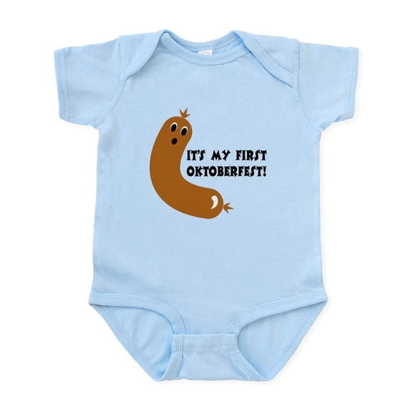 CafePress - First Oktoberfest Infant Bodysuit - Baby Light Bodysuit, Size Newborn - 24 Months