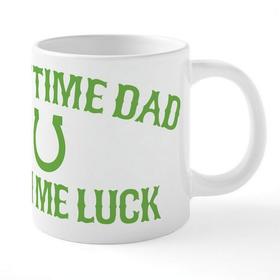 CafePress - First Time Dad - 20 Oz White Ceramic Mega Mug