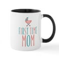thumbnail image 1 of CafePress - First Time Mom Neutral Mug - 11 oz Ceramic Mug - Novelty Coffee Tea Cup, 1 of 4