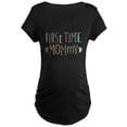thumbnail image 1 of CafePress - First Time Mommy Maternity Dark T Shirt - Maternity Dark T-Shirt, 1 of 1