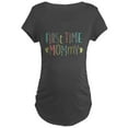 thumbnail image 1 of CafePress - First Time Mommy Maternity Dark T Shirt - Maternity Dark T-Shirt, 1 of 1