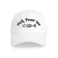 thumbnail image 1 of CafePress - Fish Fear Me Cap - Adjustable 100% Brushed Unisex Casual Cotton Baseball Cap, Beige, 1, 1 of 2
