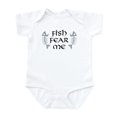 thumbnail image 1 of CafePress - Fish Fear Me Infant Bodysuit - Baby Light Bodysuit, Size Newborn - 24 Months, 1 of 4