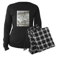 thumbnail image 1 of CafePress - Fish ID Chart - Women's Long Sleeve Dark Pajamas, 1 of 5