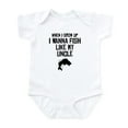 thumbnail image 1 of CafePress - Fish Like My Uncle Body Suit - Baby Light Bodysuit, Size Newborn - 24 Months, 1 of 4