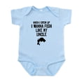 thumbnail image 1 of CafePress - Fish Like My Uncle Body Suit - Baby Light Bodysuit, Size Newborn - 24 Months, 1 of 4