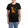 thumbnail image 1 of CafePress - Fishing Cartoon Dog Women's Dark Pajamas - Women's Short Sleeve Print T-Shirt and Pants Dark Cotton Pajama Set, 1 of 7
