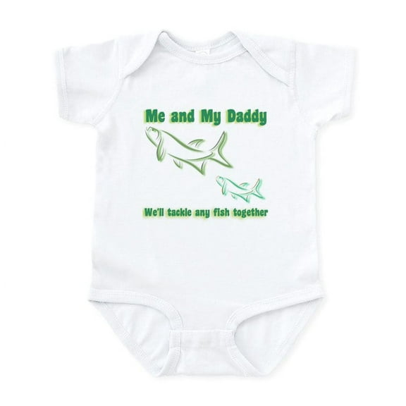 CafePress - Fishing Infant Bodysuit - Baby Light Bodysuit, Size Newborn - 24 Months