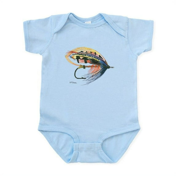 CafePress - Fishing Lure Art Infant Bodysuit - Baby Light Bodysuit, Size Newborn - 24 Months